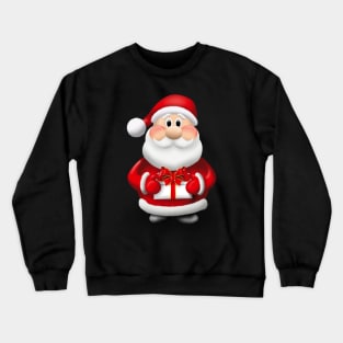 Santa with present Crewneck Sweatshirt